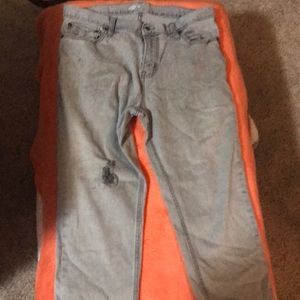 Gray Distressed Old Navy Jeans